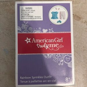 American girl doll rainbow sprinkles outfit